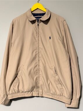 Ralph Lauren tan Harrington jacket Size L